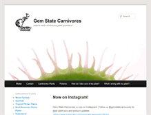 Tablet Screenshot of gemstatecarnivores.com